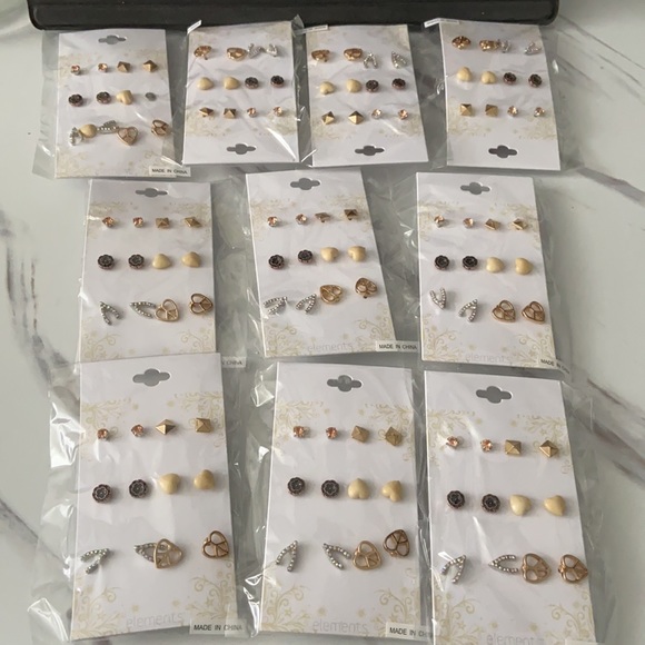 Fashion earrings 6 Qty - Picture 3 of 9